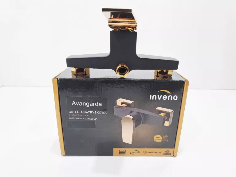 INVENA BATERIA PRYSZNICOWA CZARNA AVANGARDA