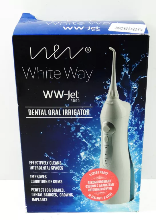IRYGATOR WHITE WAY WW-JET 3000 NIE ŁADUJE