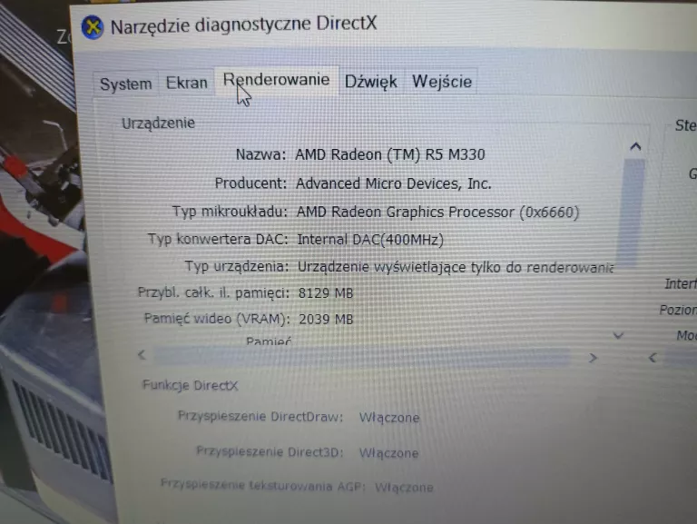 HP250 G5 I5-6200U/12GB RAM/1TB/WIN10/R5M330 OPIS