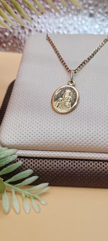 zlota-zawieszka-matka-boska-750-238g-stan-uzywany