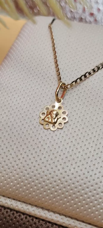 ZŁOTA ZAWIESZKA ANIOŁEK 585/ 0,40G