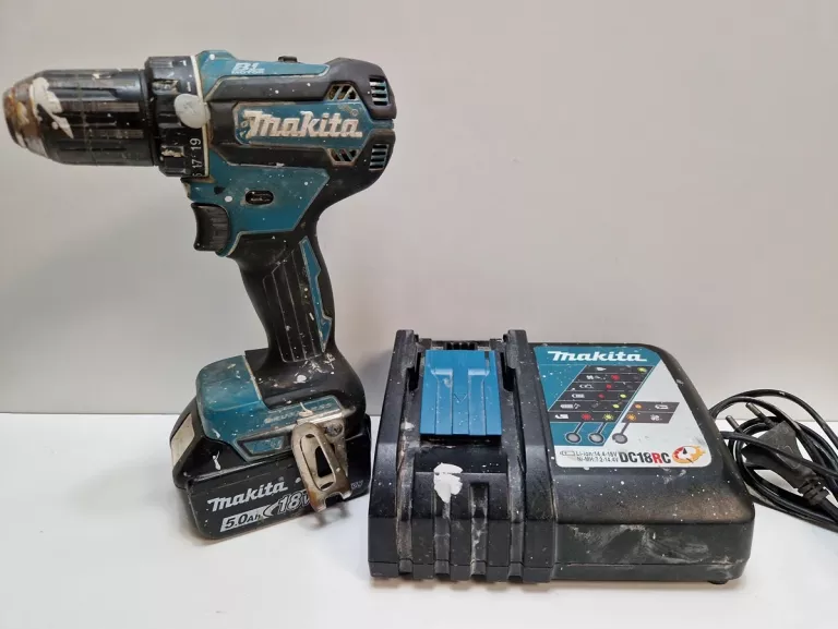 WKRETARKA MAKITA DDF485 AKUMULATOR 5AH +ŁADOWARK