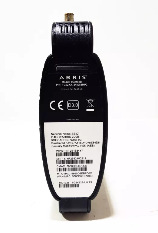 MODEM ARRIS TG2482B