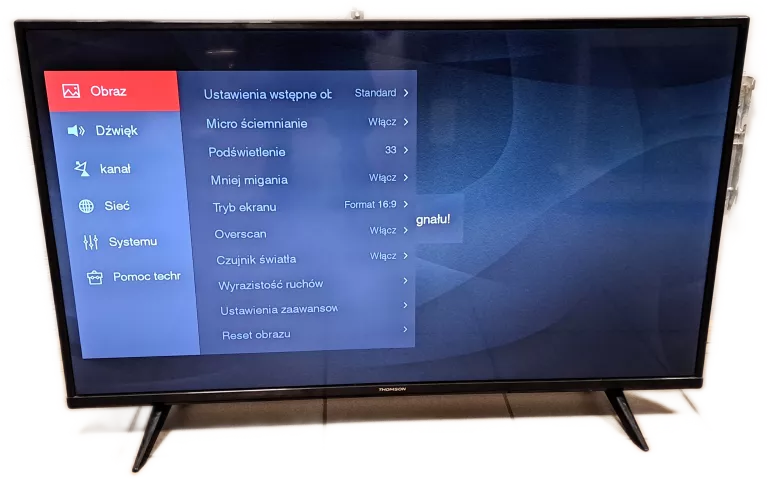 TELEWIZOR LED THOMSON 43UG6300 43" 4K UHD