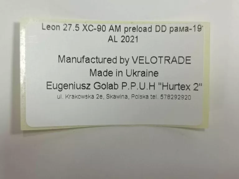 ROWER MTB VELOTRADE LEON