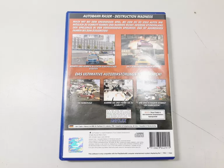GRA PS2 AUTOBAHN RASER DESTRUCTION MADNESS