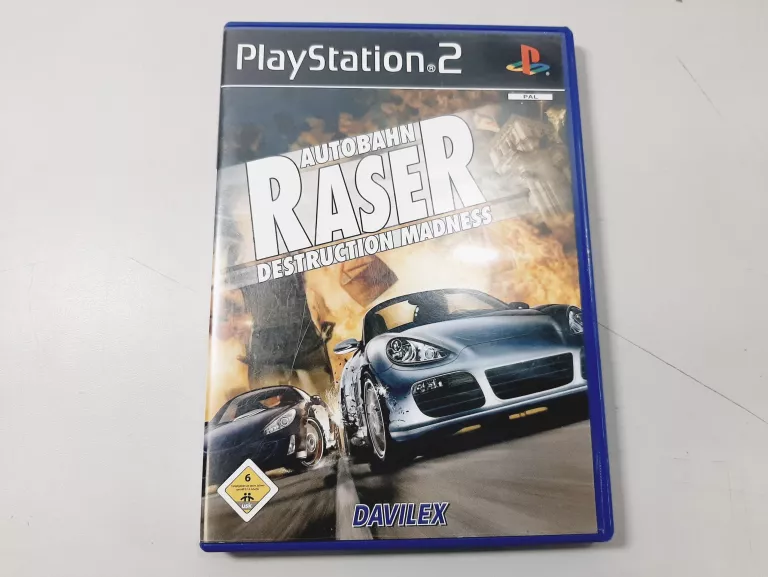GRA PS2 AUTOBAHN RASER DESTRUCTION MADNESS