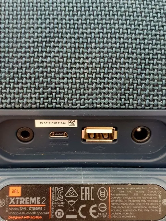 GŁOŚNIK JBL XTREME 2 +ZASILACZ