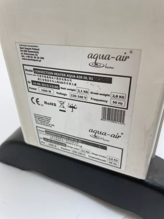 GRZEJNIK KONWENTOROWY AQUA-AIR DL-01