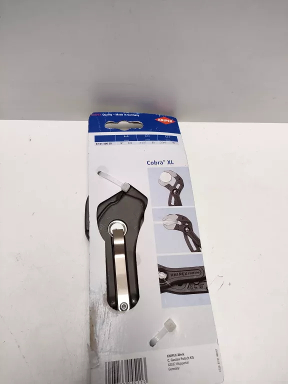 KNIPEX 8701400 SZCZYPCE NASTAWNE DO RUR 400MM