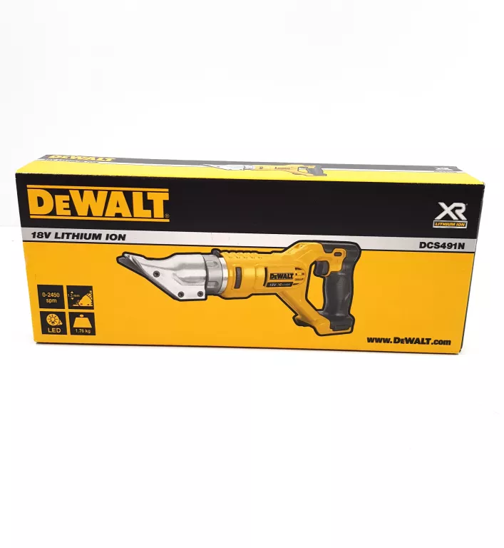 DEWALT NOŻYCE DO CIĘCIA BLACHY 18V XR DCS491N