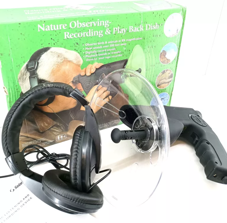 NATURE OBSERVING RECORDING AND PLAYBACK DISH!!