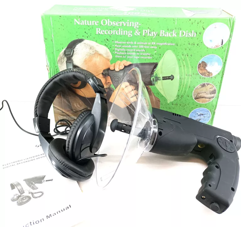 NATURE OBSERVING RECORDING AND PLAYBACK DISH!!
