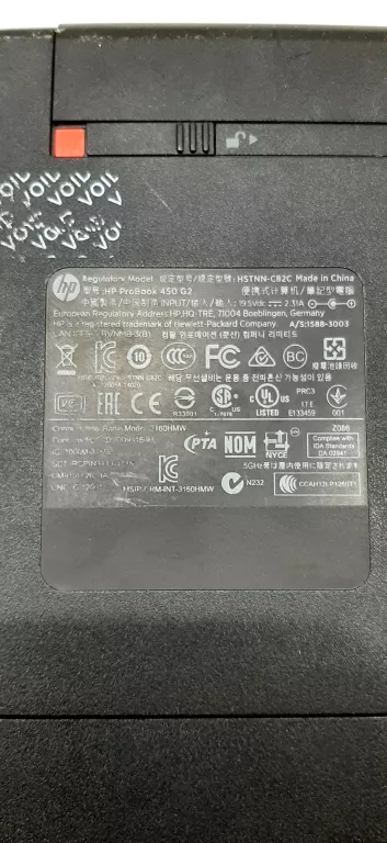 LAPTOP HP PROBOOK 450 G2
