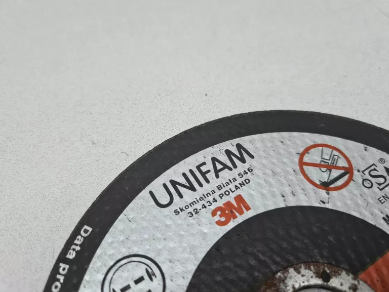 TARCZA DO CIĘCIA METALU UNIFAM 3M 125X1,0X22