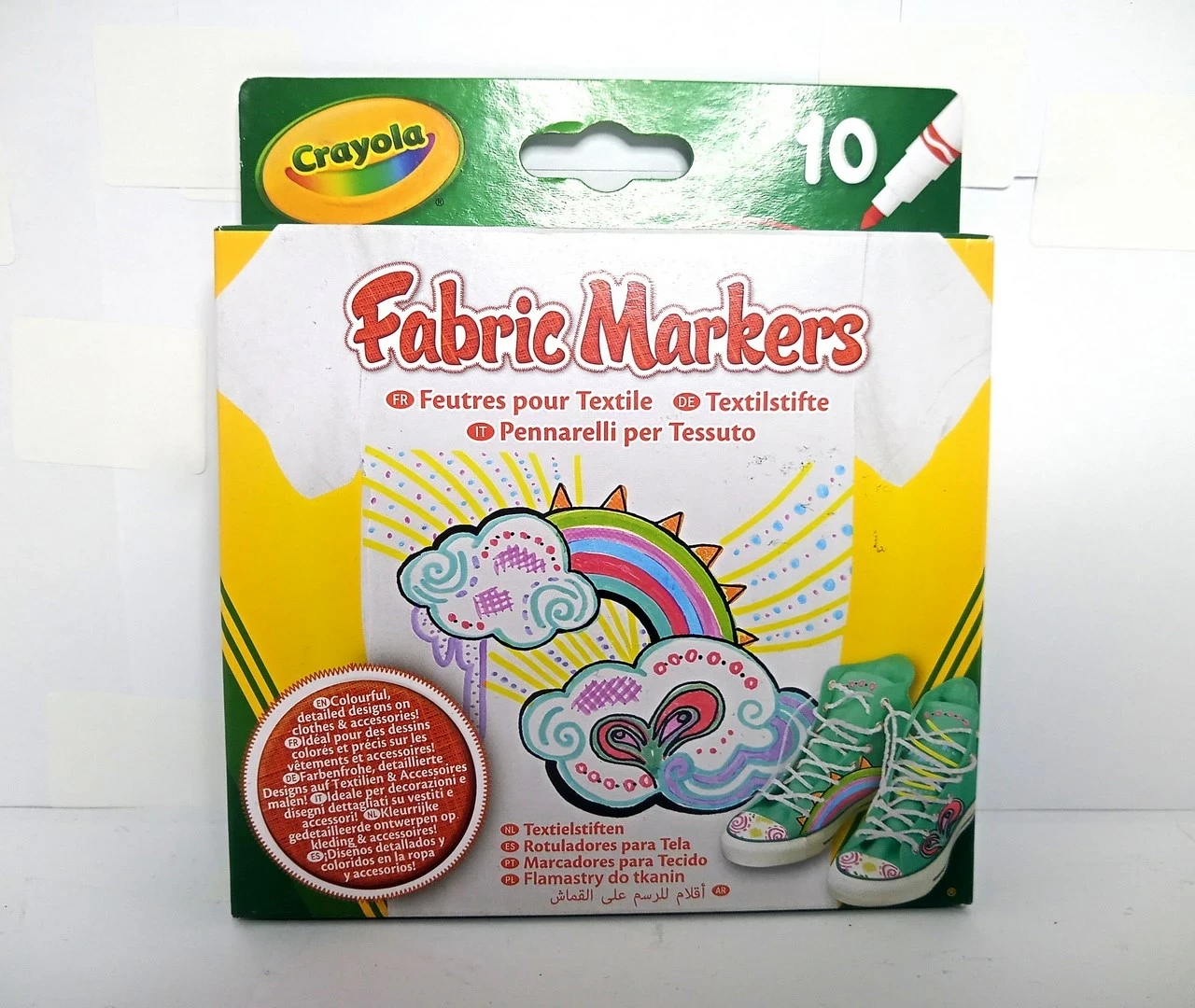 10-Color Crayola ® Fabric Markers