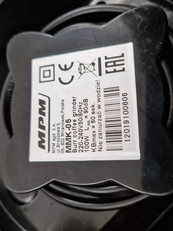 MŁYNEK DO KAWY MPM MMK-05