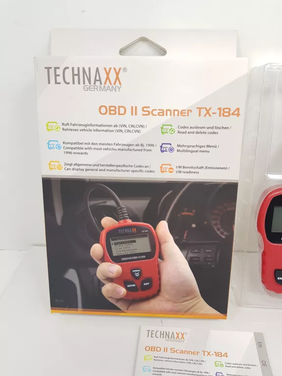 KABEL DIAGNOSTYCZNY GERMANY OBD II SCANNER TX-184