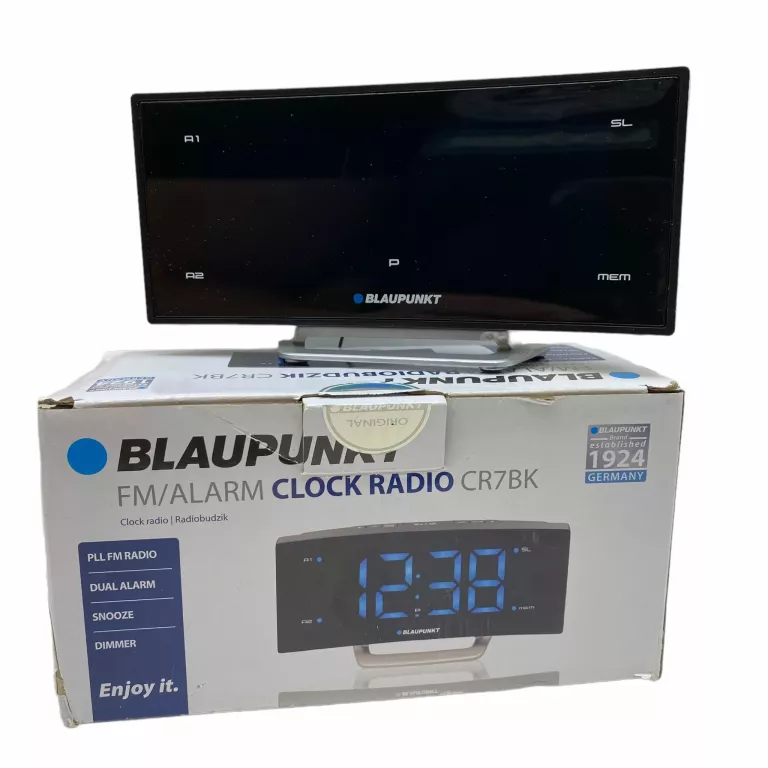 RADIOBUDZIK BLAUPUNKT CR7BK USZKODZONE