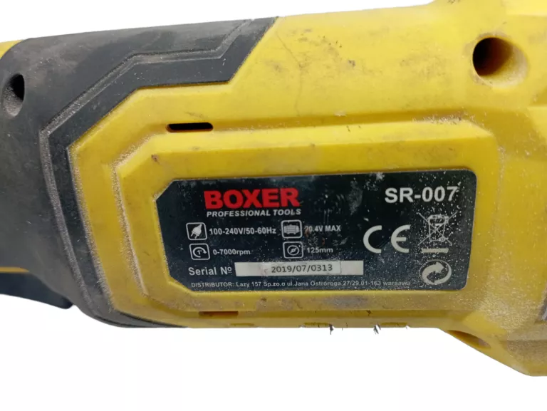 SZLIFIERKA KĄTOWA BOXER SR-007 KOMPLET