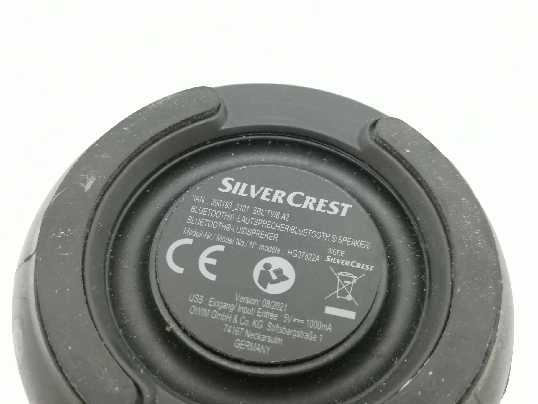 SILVERCREST GŁOŚNIK BLUETOOTH SBL TW6 A2 Głośniki przenośne Loombard.pl
