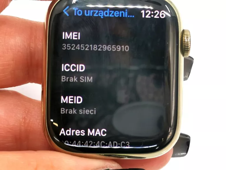 APPLE WATCH SERIES 7 A2478 45 MM STAL STAN BDB
