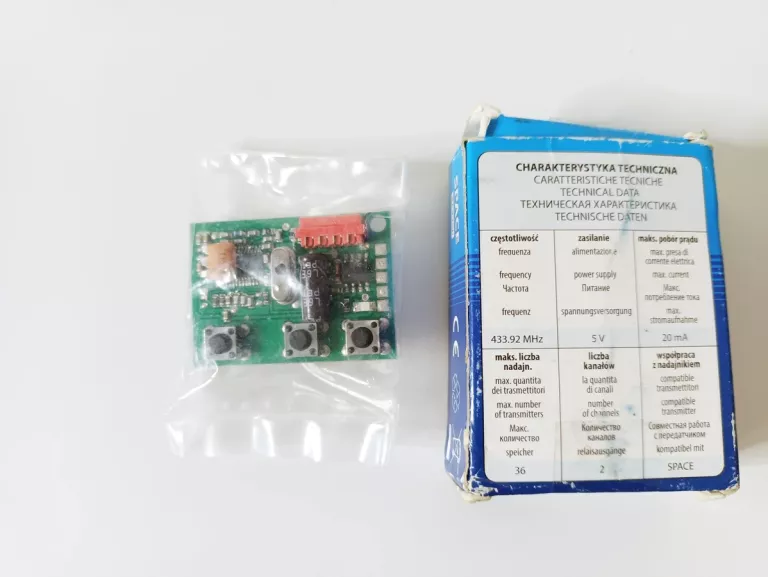 karta-radiowa-czestotliwosci-came-af43sp-space-kod-producenta-af43sp