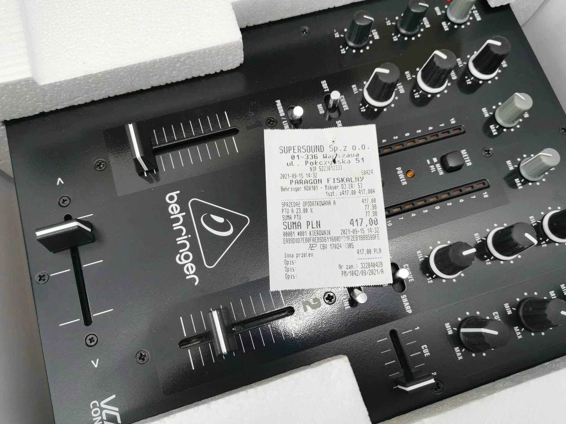 PRO MIXER NOX101 KOMPLET PARAGON Studyjne i estradowe Loombard.pl