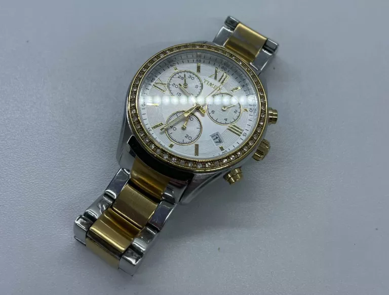 ZEGAREK TIMEX SREBRNO ZŁOTY TW2P67000