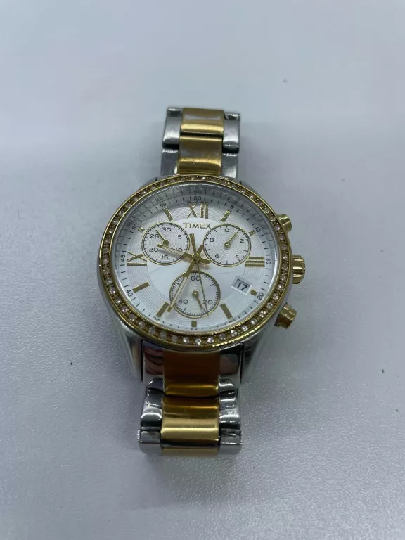 ZEGAREK TIMEX SREBRNO ZŁOTY TW2P67000