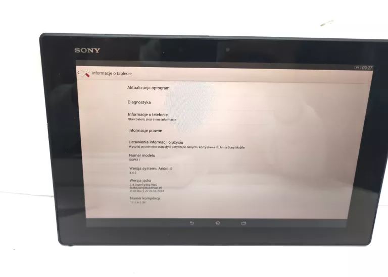 TABLET TABLET SONY XPERIA Z2 KOMPLET