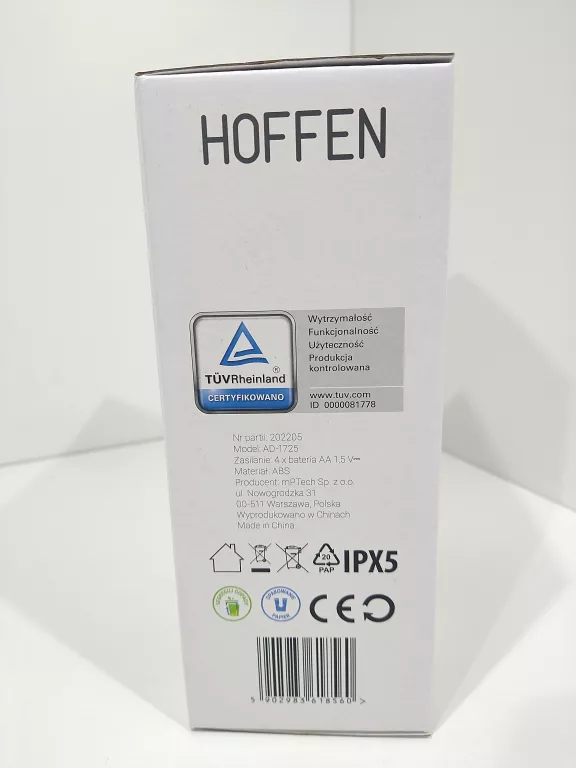 ELEKTRYCZNA SZCZOTKA DO CZYSZCZENIA BUTÓW HOFFEN