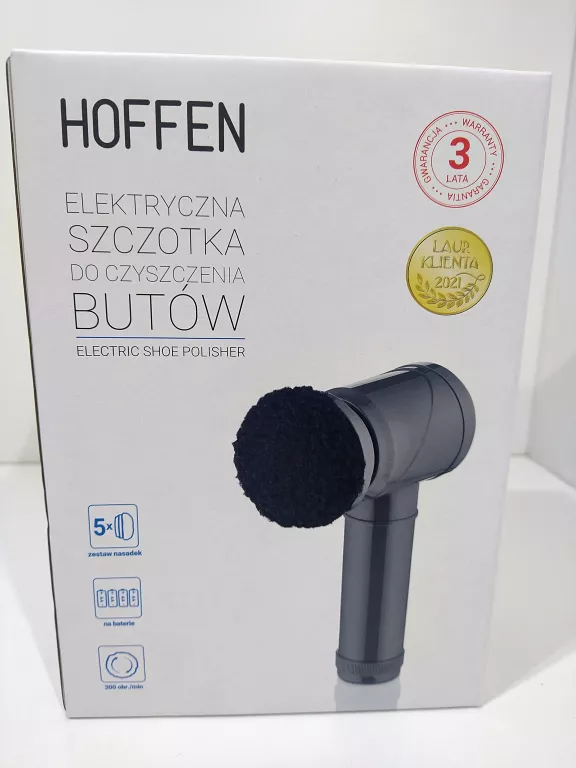 ELEKTRYCZNA SZCZOTKA DO CZYSZCZENIA BUTÓW HOFFEN