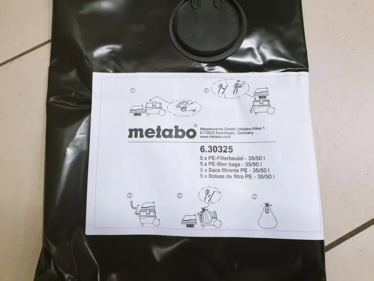 ODKURZACZ PRZEMYSŁOWY METABO ASR 35H ACP KOMPLET