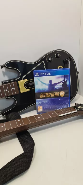 GUITAR HERO LIVE PS4 2 X GITARA + GRA LICYTACJA