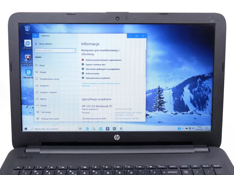LAPTOP HP G4 250 + ŁAD