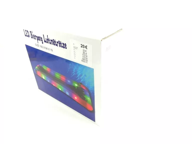 MATERAC NADMUCHIWANY TEDI LED 160X84X19