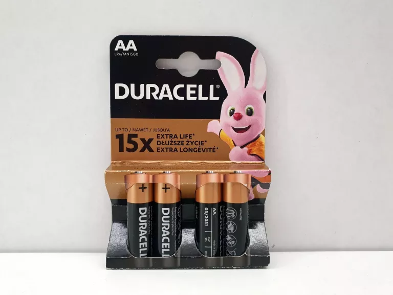 BATERIE DURACELL AA 15X EXTRA LIFE 4 SZT
