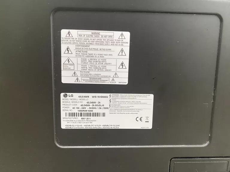 TELEWIZOR LG 42LE4500