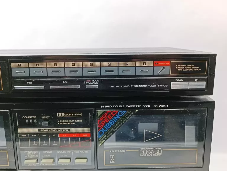 TUNER FM FISHER FM-39/ FISHER CA-39/FISHER CR-W34