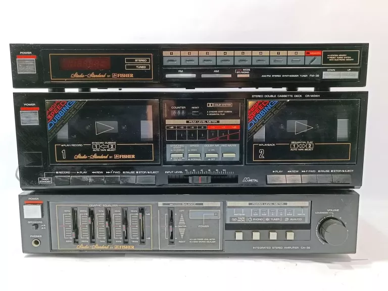 TUNER FM FISHER FM-39/ FISHER CA-39/FISHER CR-W34