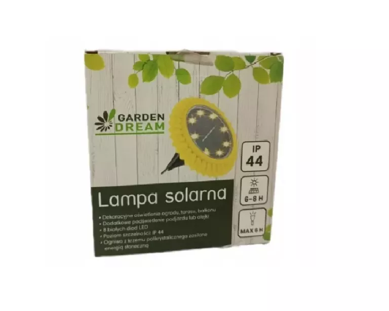 LAMPA SOLARNA GARDEN DREAM WBIJANA KWIATEK