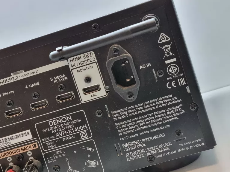 AMPLITUNER DENON AVR-X1400H