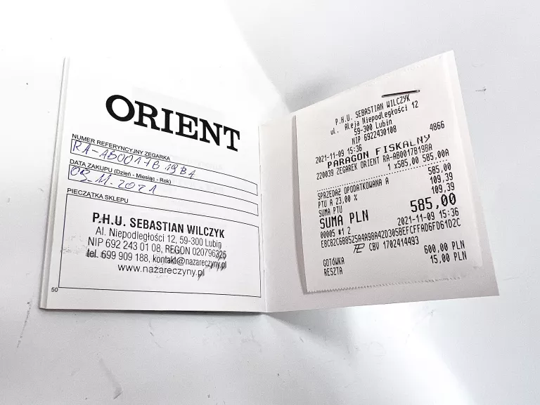 ZEGAREK ORIENT TRISTAR RA-AB0017B19B