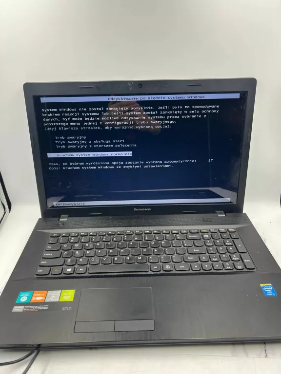 LENOVO G710 4GB/I5/ WIN7/ 1TB BLUE SCREEN