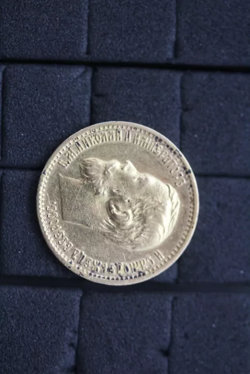 ZŁOTA MONETA ROSJA -5 RUBLI-1898 -MIKOŁAJ II