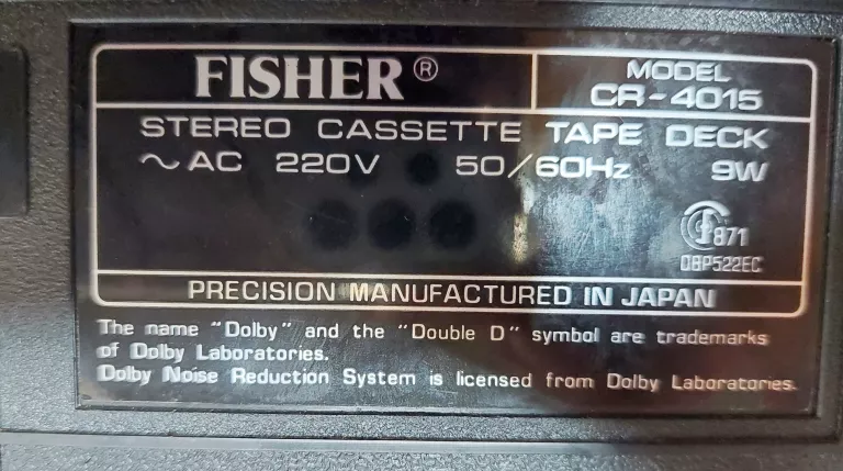 MAGNETOFON FISHER CR-4015
