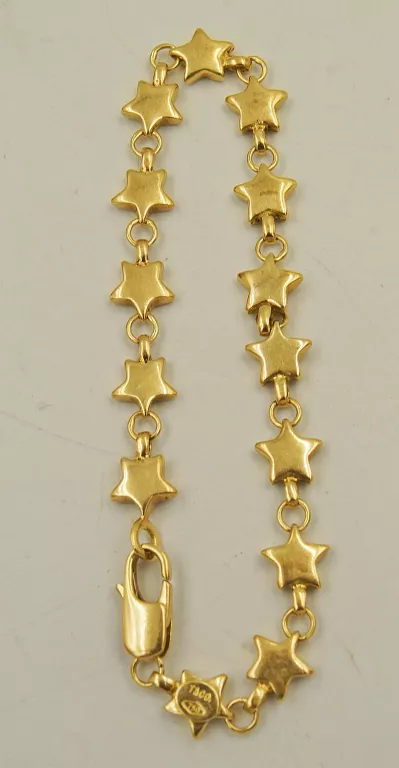 BRANSOLETKA TIFFANY Z GWIAZDKAMI P:750/15,89G/19C
