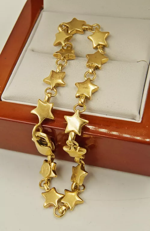 BRANSOLETKA TIFFANY Z GWIAZDKAMI P:750/15,89G/19C