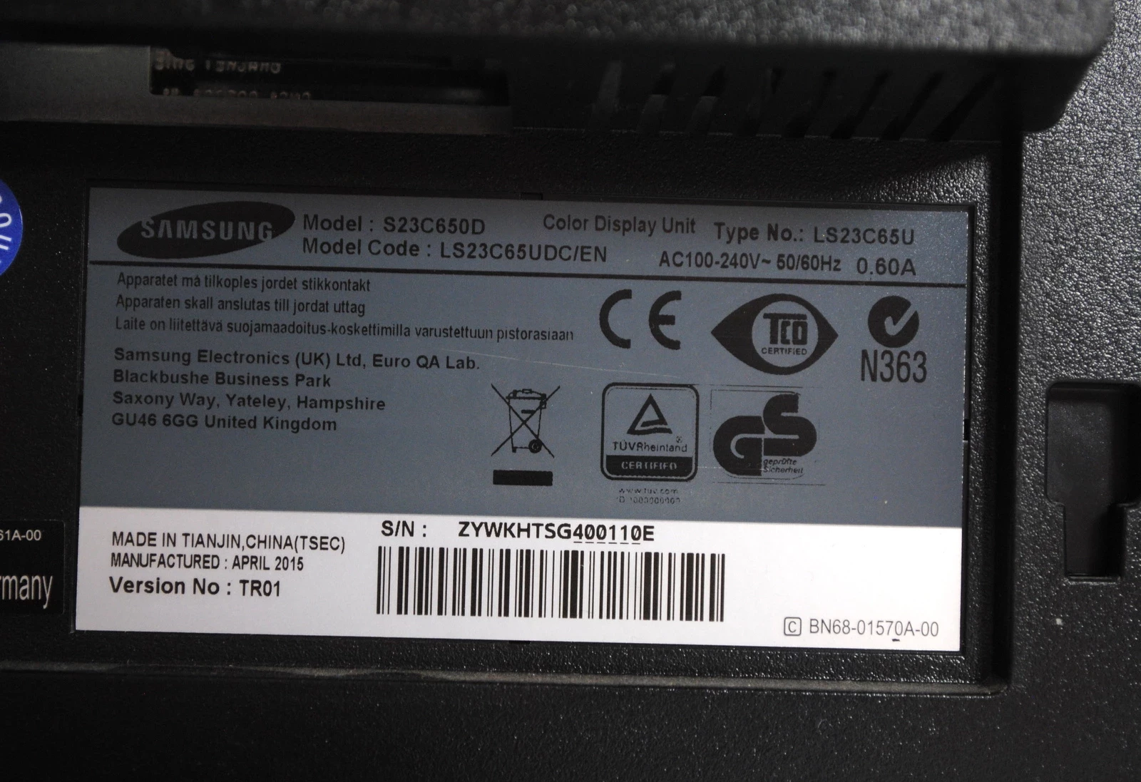 monitor-samsung-s23c650-kod-producenta-ls23c65kkcen